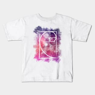 Fibonacci Galaxy Kids T-Shirt